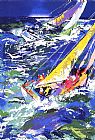 Leroy Neiman High Seas Sailing II painting